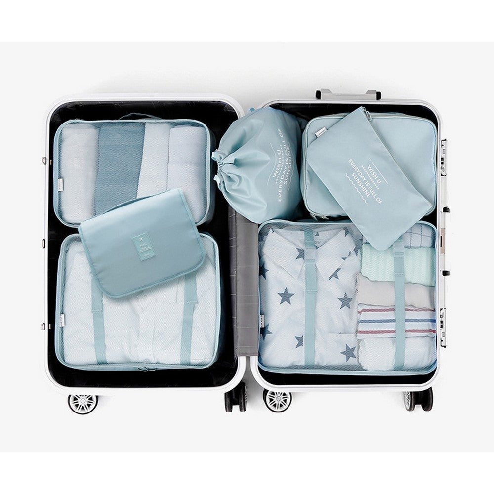 7Pcs Packing Cubes Travel Luggage Storage Bag