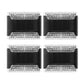 4 Pcs Solar Wall Lamp Outdoor Garden Wall LED Light Up and Down for Backyard