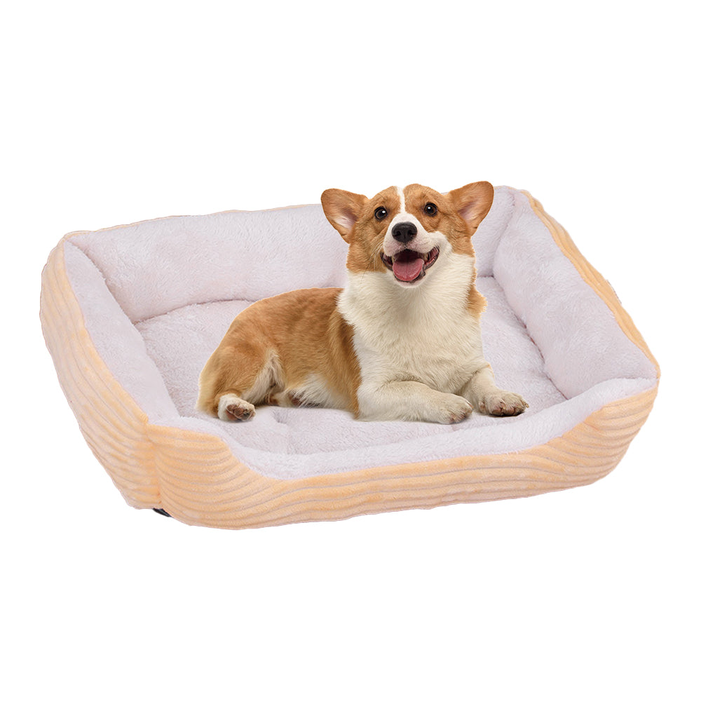 Rectangle Plush Pet Bed Dog Sofa Cozy Puppy Cat Bed