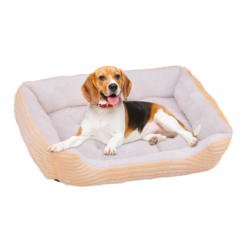 Rectangle Plush Pet Bed Dog Sofa Cozy Puppy Cat Bed