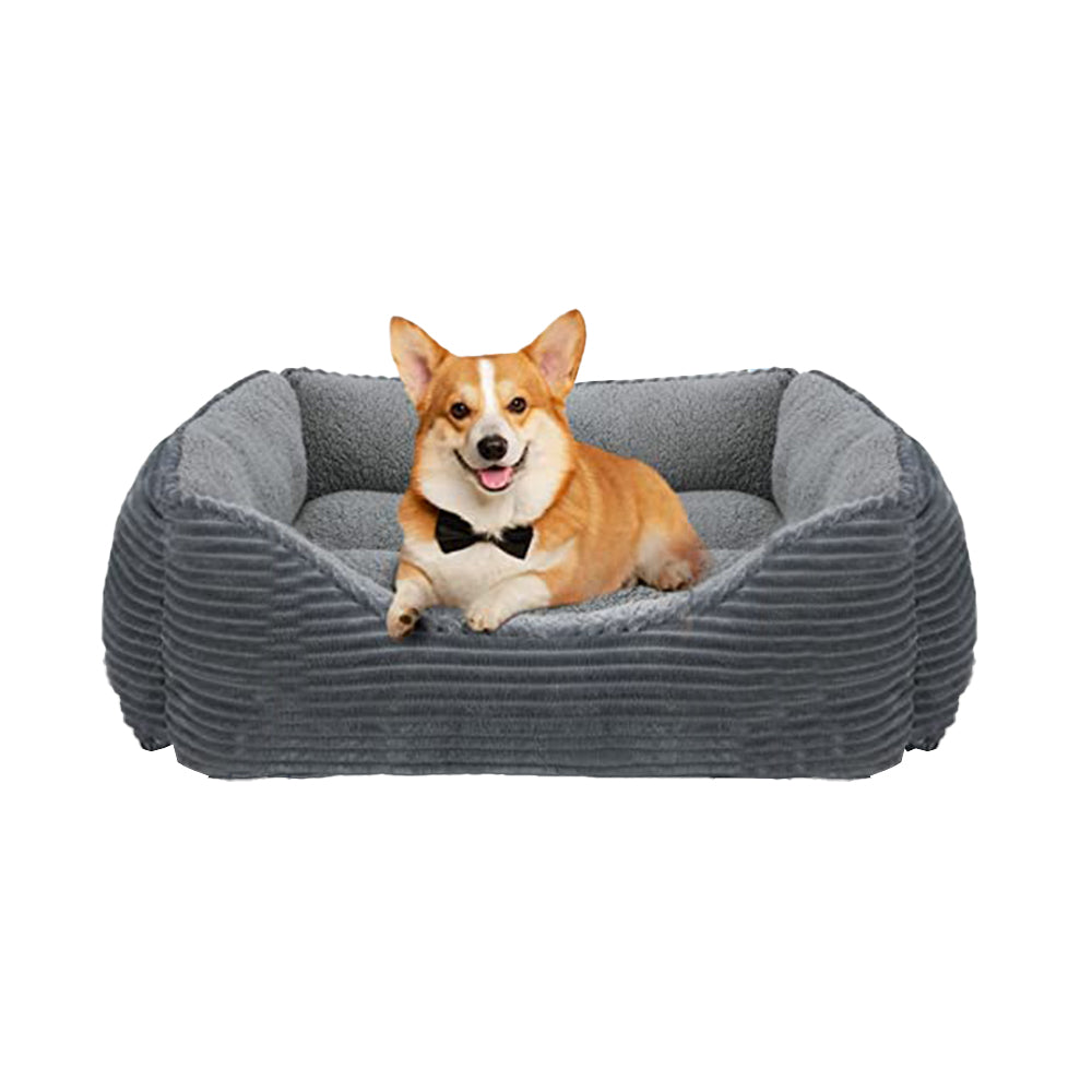Rectangle Plush Pet Bed Dog Sofa Cozy Puppy Cat Bed