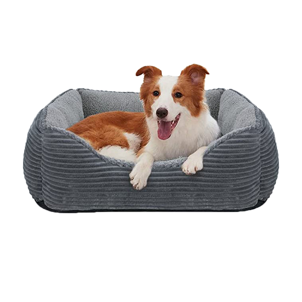 Rectangle Plush Pet Bed Dog Sofa Cozy Puppy Cat Bed