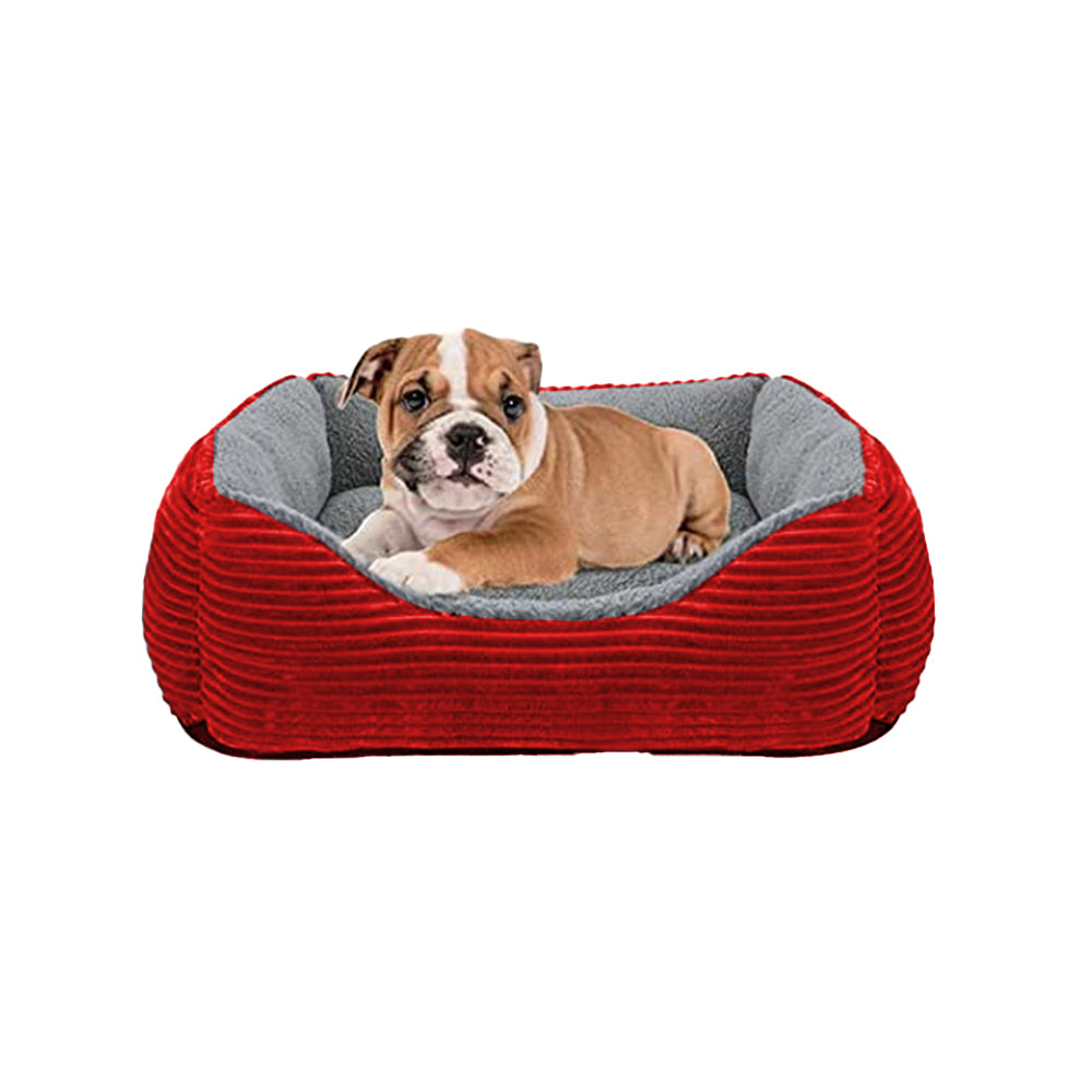 Rectangle Plush Pet Bed Dog Sofa Cozy Puppy Cat Bed