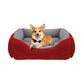 Rectangle Plush Pet Bed Dog Sofa Cozy Puppy Cat Bed