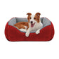 Rectangle Plush Pet Bed Dog Sofa Cozy Puppy Cat Bed