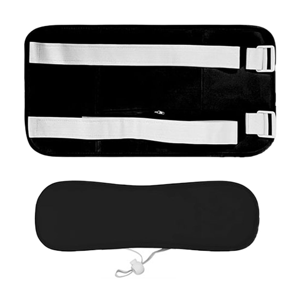 2 Pieces Compress Reusable Castor Oil Wrap Kit for Waist and Neck