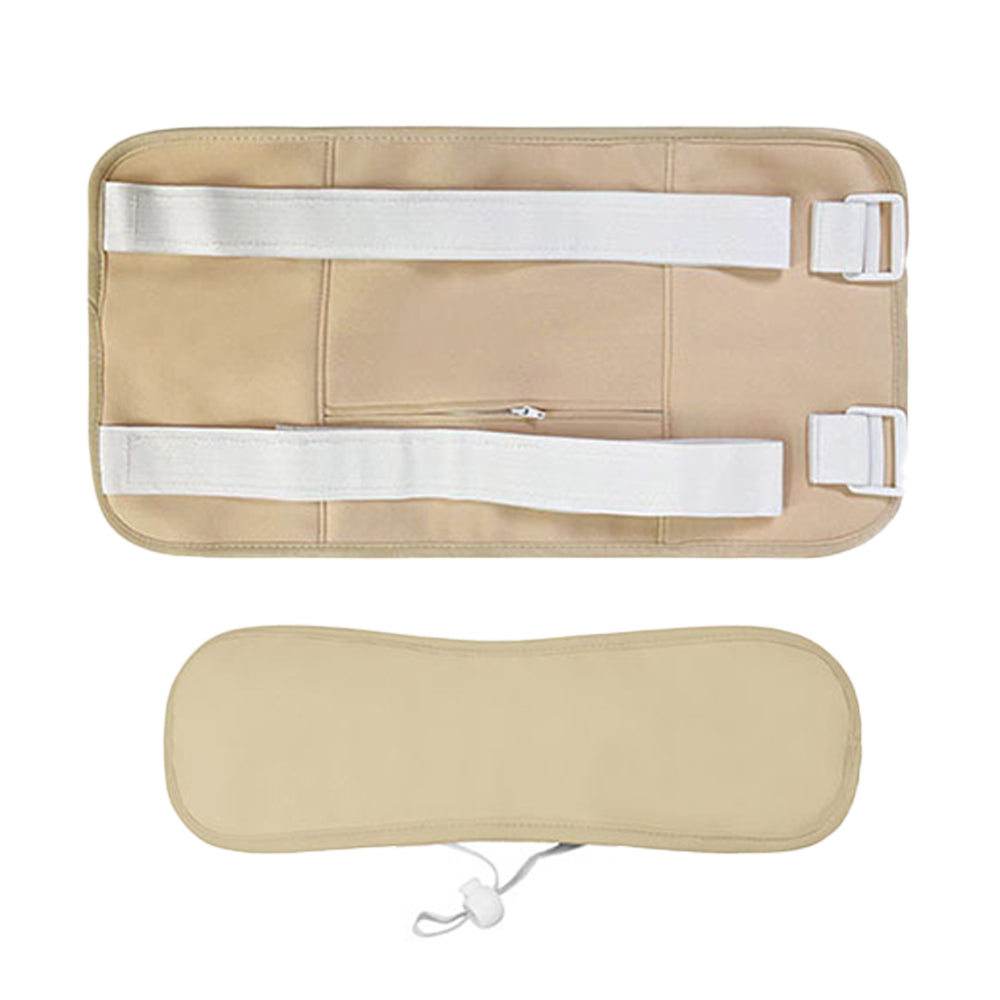 2 Pieces Compress Reusable Castor Oil Wrap Kit for Waist and Neck