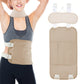 2 Pieces Compress Reusable Castor Oil Wrap Kit for Waist and Neck