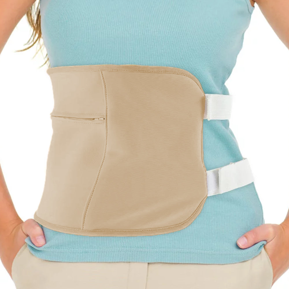 2 Pieces Compress Reusable Castor Oil Wrap Kit for Waist and Neck