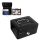Lockable Cash Box Deposit Slot Petty Cash Money Box Security-Key