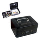 Lockable Cash Box Deposit Slot Petty Cash Money Box Security-Combination Lock