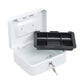 Lockable Cash Box Deposit Slot Petty Cash Money Box Security-Key