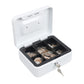 Lockable Cash Box Deposit Slot Petty Cash Money Box Security-Key