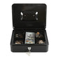 Lockable Cash Box Deposit Slot Petty Cash Money Box Security-Key