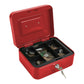 Lockable Cash Box Deposit Slot Petty Cash Money Box Security-Key