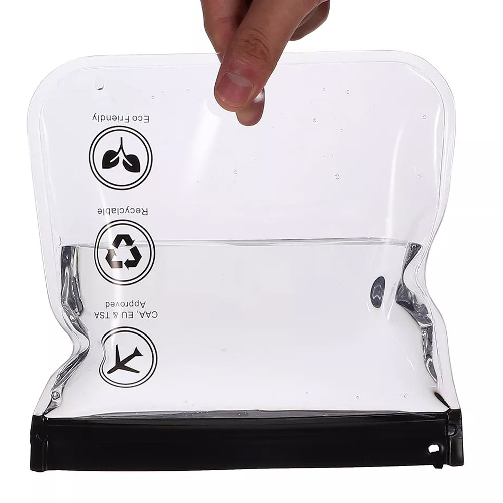 4Pcs Carry-On Clear Leakproof Bag Toiletry Bag
