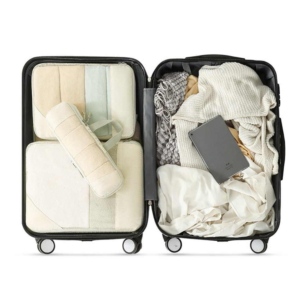 10Pcs Compression Packing Cubes Suitcase Organizer Bag Luggage Storage