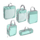 10Pcs Compression Packing Cubes Suitcase Organizer Bag Luggage Storage