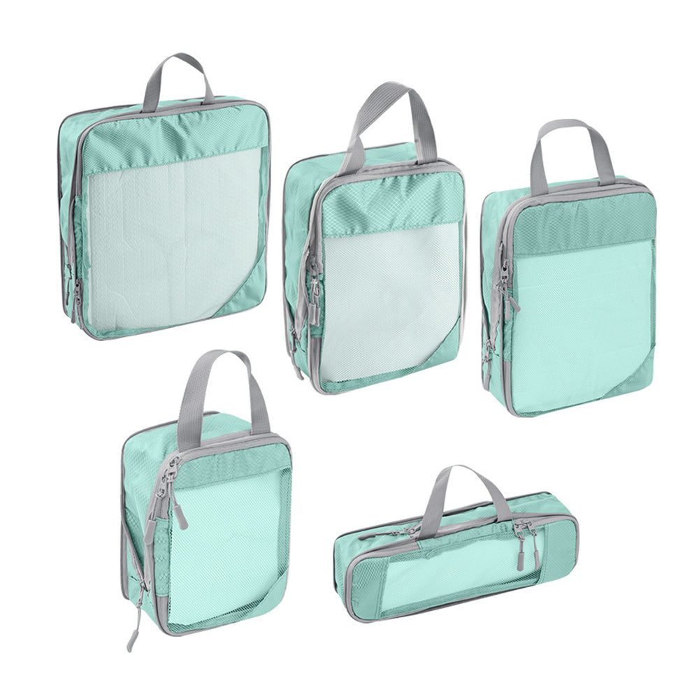 10Pcs Compression Packing Cubes Suitcase Organizer Bag Luggage Storage