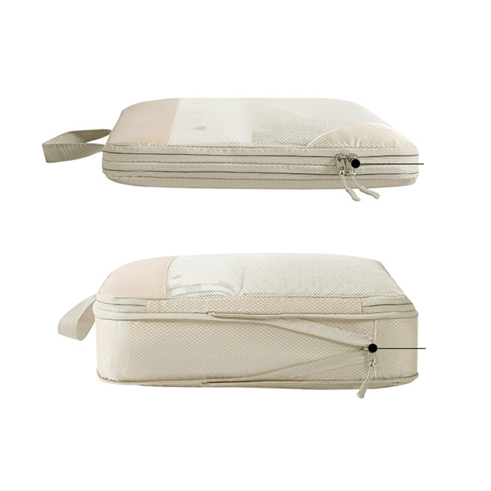 10Pcs Compression Packing Cubes Suitcase Organizer Bag Luggage Storage