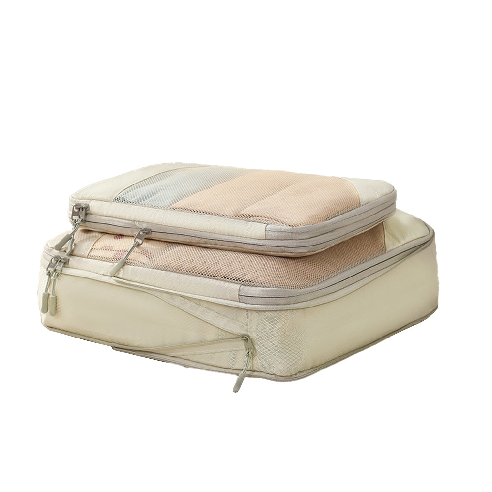 10Pcs Compression Packing Cubes Suitcase Organizer Bag Luggage Storage