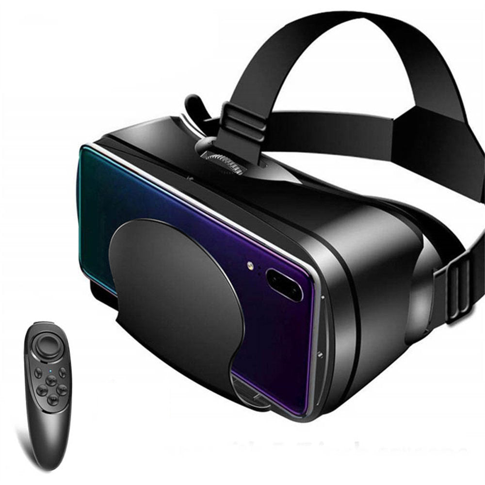 3D VR Smart Glasses Headset Virtual Reality VR Eyeglasses with Bluetooth Remote Control-VRGPro+052 controller