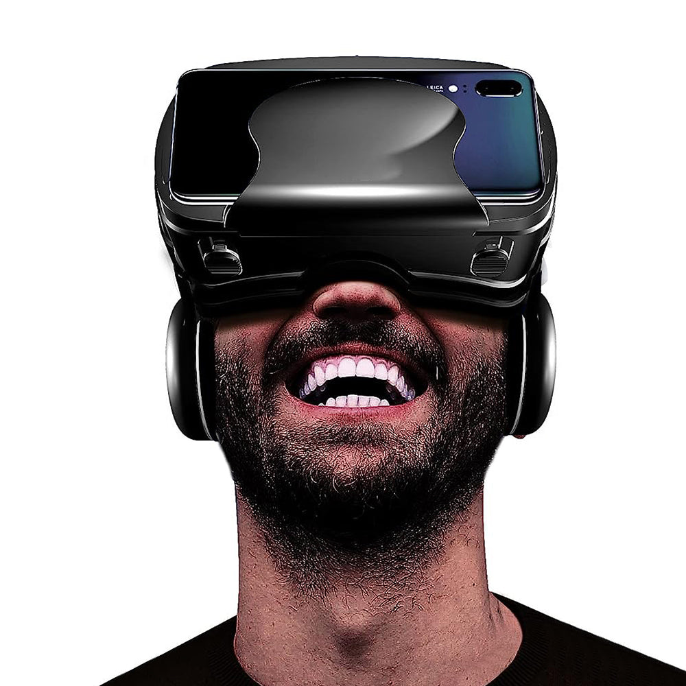 3D VR Smart Glasses Headset Virtual Reality VR Eyeglasses with Bluetooth Remote Control-VRGpro Headset version +052 controller