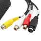 2Pcs USB 2.0 Audio Video VHS to DVD VCR PC HDD Converter Adapter Digital Capture Card