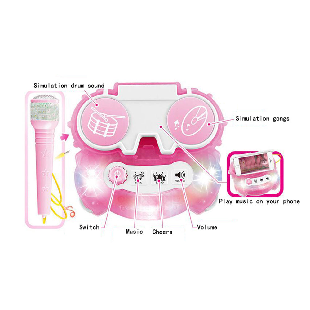 Kids Karaoke Musical Toys with Double Microphone