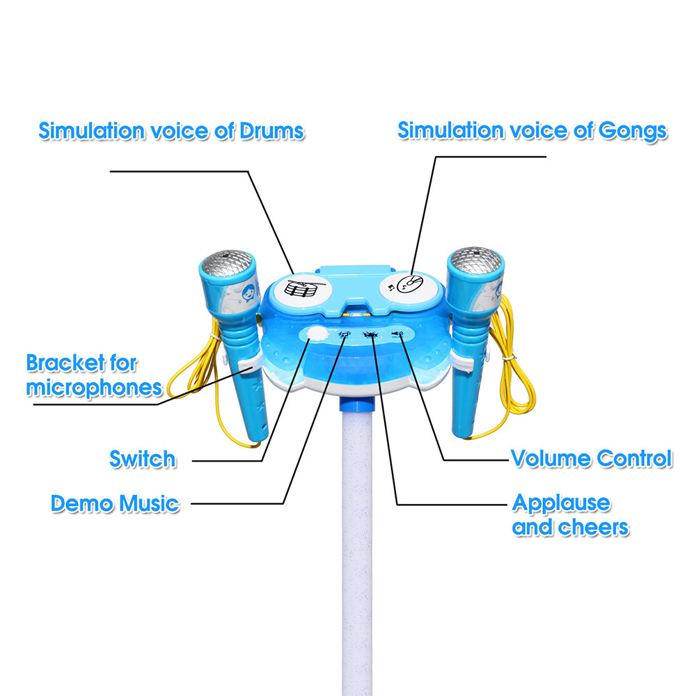 Kids Karaoke Musical Toys with Double Microphone