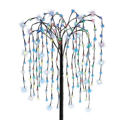 LED Solar Willow Tree Lights Outdoor for Garden Decoration