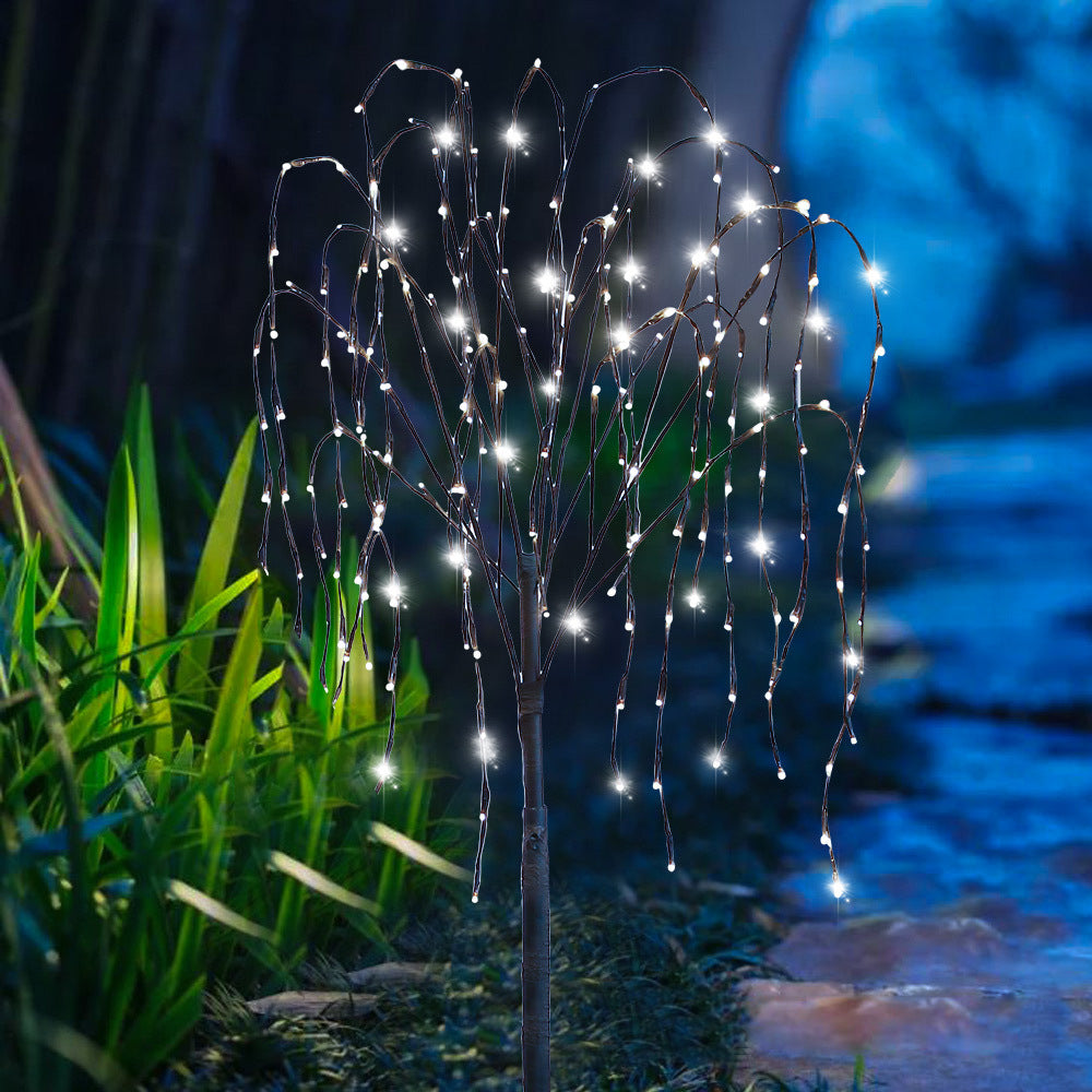 LED Solar Willow Tree Lights Outdoor for Garden Decoration