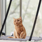 Single Dual Layer Cat Hammock with Thick Mat Cat Sucker Warm Hanging Nest