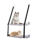 Single Dual Layer Cat Hammock with Thick Mat Cat Sucker Warm Hanging Nest