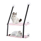 Single Dual Layer Cat Hammock with Thick Mat Cat Sucker Warm Hanging Nest