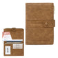 RFID Passport and Card Holder Travel Wallet with Zipper for Women Men