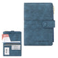RFID Passport and Card Holder Travel Wallet with Zipper for Women Men