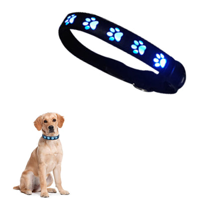 LED USB Rechargeable Flashing Pet Dog Collar for Night Security-Dog Collar