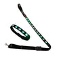 LED USB Rechargeable Flashing Pet Dog Collar for Night Security-Dog Collar+Leash