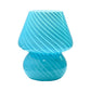 Glass Mushroom Bedside Table Lamp Nightstand Desk Lamp for Home Living Bedroom Gift