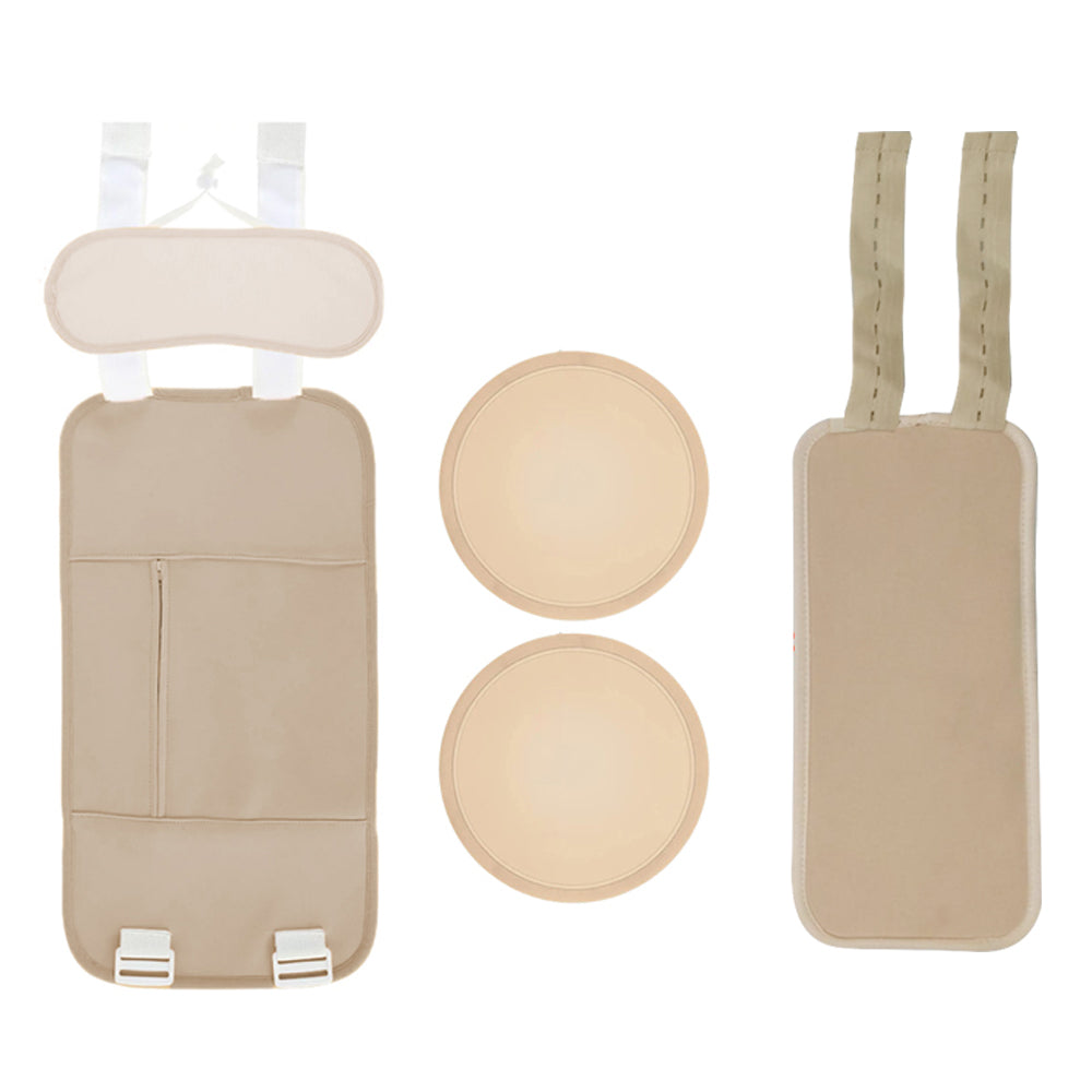 5Pcs Set Castor Oil Pack Wrap Water-resistant Reusable Castor Oil Compress Pad