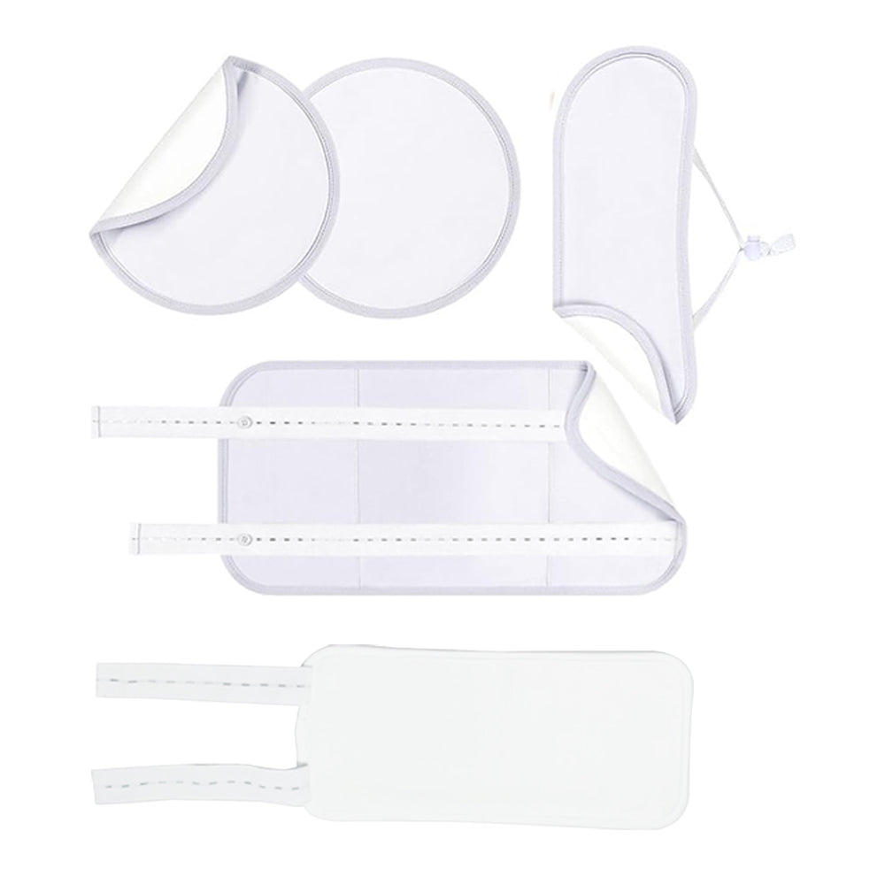 5Pcs Set Castor Oil Pack Wrap Water-resistant Reusable Castor Oil Compress Pad