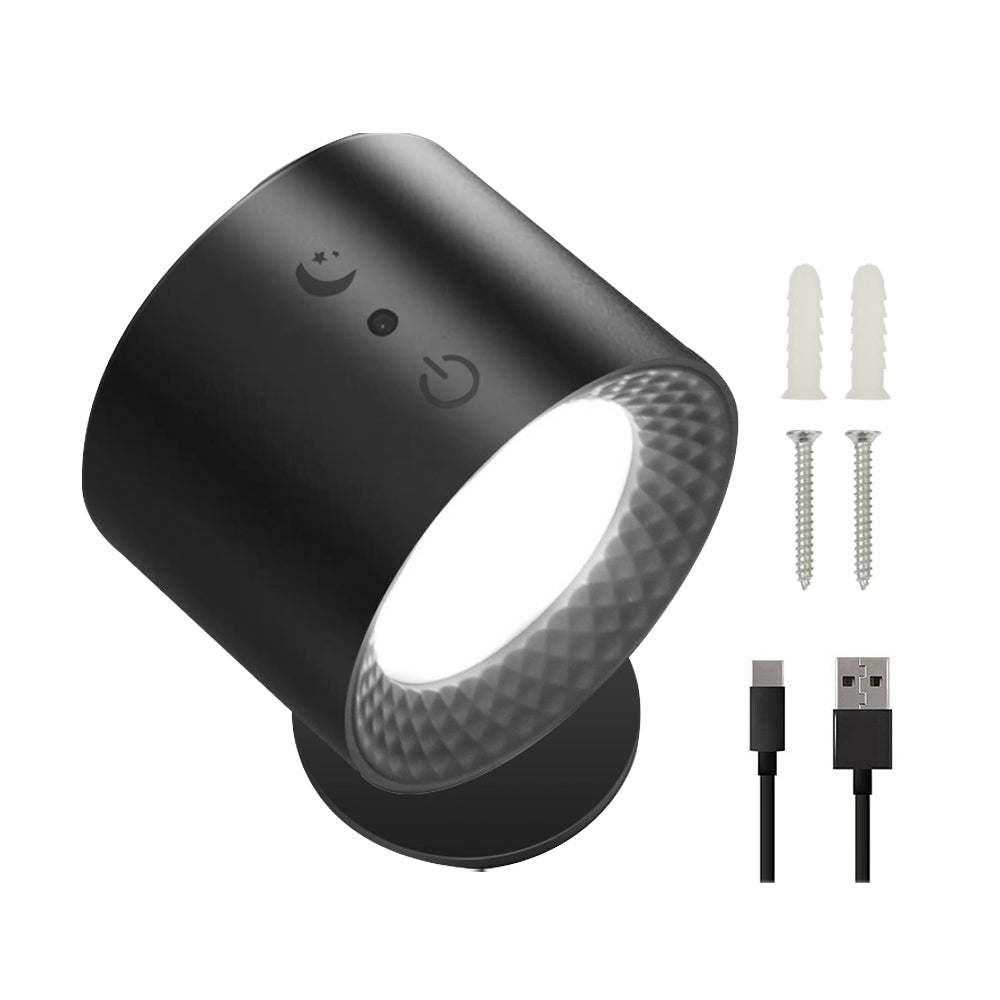 Rechargeable Adsorbable Iron LED Wall Sconce Wall Mounted Lamp