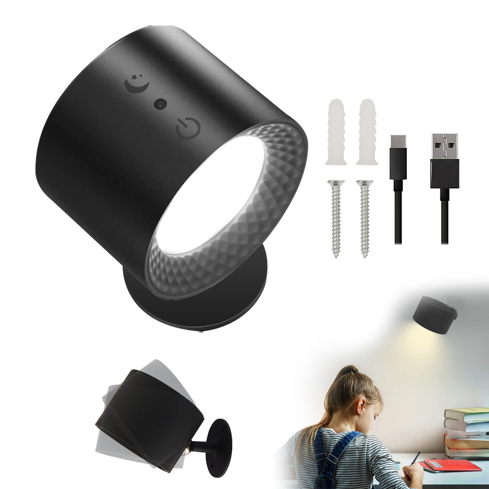 Rechargeable Adsorbable Iron LED Wall Sconce Wall Mounted Lamp