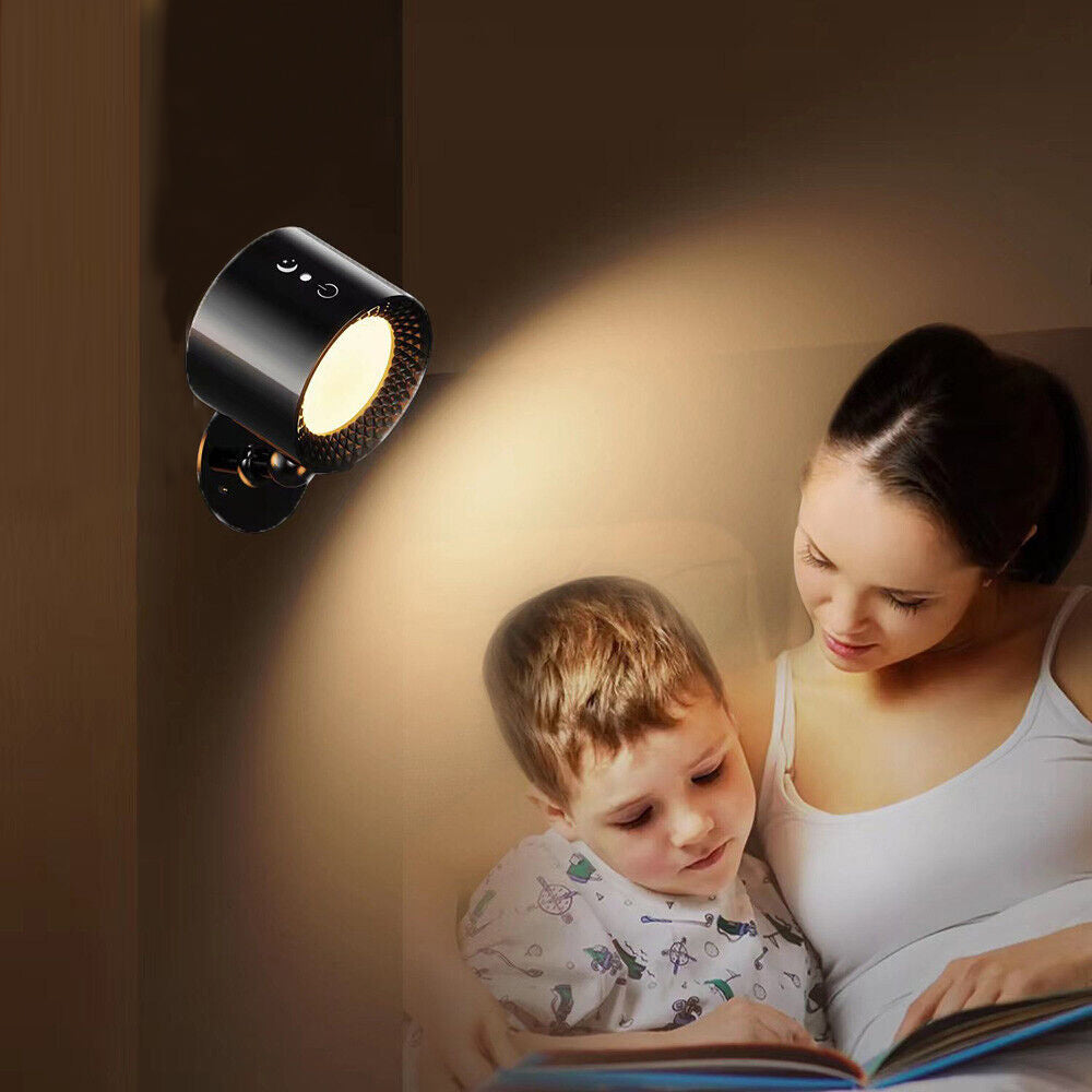 Rechargeable Adsorbable Iron LED Wall Sconce Wall Mounted Lamp