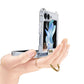 For Samsung Galaxy Z Flip5 5G Airbag Case Slim Clear Cover With Ring Stand
