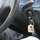 20Pcs Rectangle Clear Acrylic Photo Keyring DIY Blank Picture Frame Key Chain