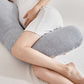 Grey J-Shaped Body Pillows Maternity Pillows for Body Support