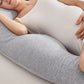 Grey J-Shaped Body Pillows Maternity Pillows for Body Support