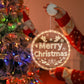 2Pcs Battery Operated LED Merry Christmas Window Fairy Lights